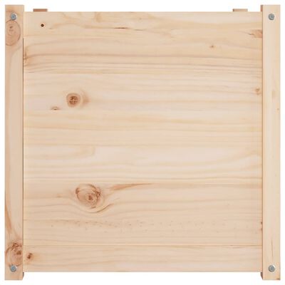 vidaXL Donica ogrodowa, 60x60x60 cm, lite drewno sosnowe
