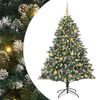 vidaXL Sztuczna choinka z podstawą Zielony 180 cm PVC, plastik i stal