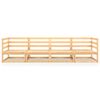 vidaXL 4-osobowa sofa ogrodowa, lite drewno sosnowe