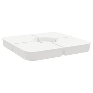 vidaXL Podstawa do parasola, 4-cz., 100 kg, PP