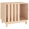 vidaXL Domek dla psa, 70x50x62 cm, lite drewno sosnowe