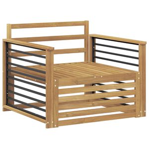 vidaXL Sofa na zewnątrz Lite Drewno Akacji Biały