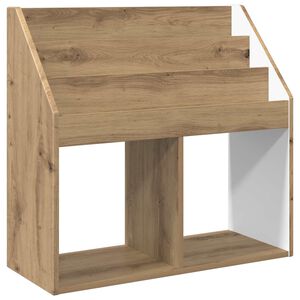vidaXL Biblioteczka dla dzieci Dąb rzemieślniczy 72,5 x 29,5 x 69 cm