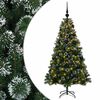 vidaXL Sztuczna Choinka z Bombkami 120 cm 150 LED Ciepła biel