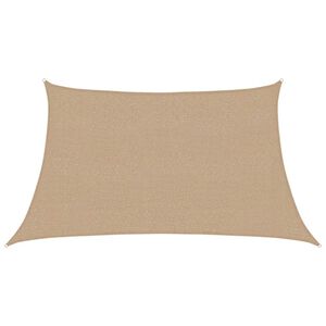 vidaXL Żagiel przeciwsłoneczny, 160 g/m&sup2;, taupe, 3/4x2 m, HDPE