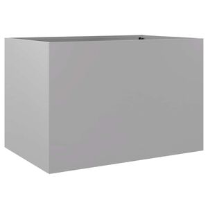 vidaXL Donica, srebrna, 62x47x46 cm, stal galwanizowana