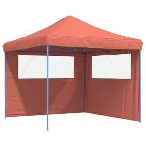 vidaXL Namiot Imprezowy 292 x 292 x 315 cm terakota Materiał Oxford