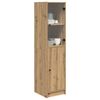 vidaXL Highboard Dąb rzemieślniczy 35 x 37 x 142 cm