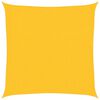 vidaXL Żagiel przeciwsłoneczny, 160 g/m&sup2;, ż&oacute;łty, 3,6x3,6 m, HDPE