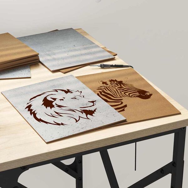 vidaXL Panele dekoracyjne 150 pcs Betonowy szary 15 x 21 x 0.27 cm