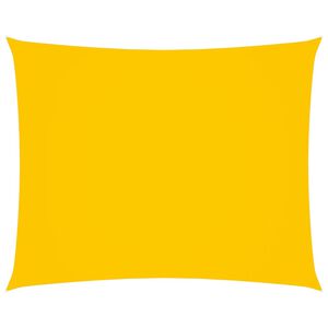 vidaXL Prostokątny żagiel ogrodowy, tkanina Oxford, 2,5x4,5 m, ż&oacute;łty