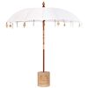 vidaXL Baliński Parasol z Bazą Kremowy i naturalny 220 x 220 x 250 cm