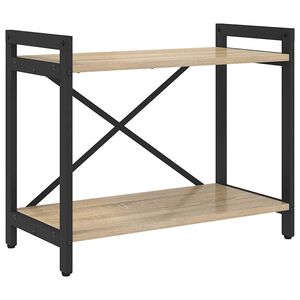 vidaXL P&oacute;łka na książki 60 x 30 x 50 cm Drewno inżynieryjne Dąb Sonoma