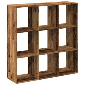 vidaXL Regał przegroda, stare drewno, 102x29x103,5 cm