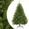 vidaXL Sztuczna choinka z zawiasami 120 cm PVC Jasnozielony