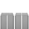 vidaXL Parawan rozsuwany, 160x600 cm, szary