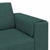 vidaXL Sofa do salonu 3 pcs Ciemna zieleń Poliester