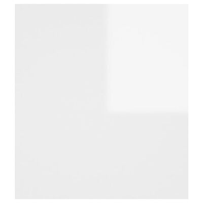 vidaXL Stolik na wysoki połysk, biały, 60x40x45 cm, płyta wiórowa