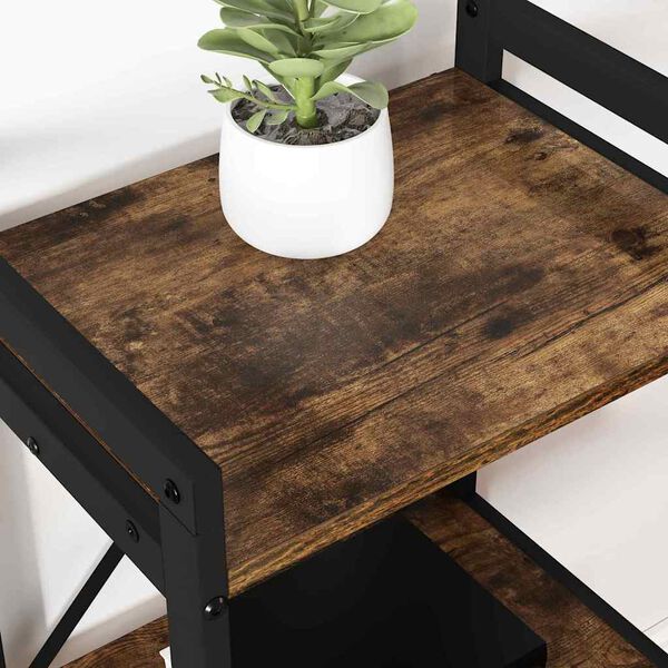 vidaXL P&oacute;łka na książki Dąb wędzony 60 x 30 x 85 cm