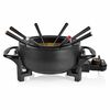 Tristar Zestaw do fondue, 1000 W, 1,5 L, matowy czarny