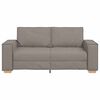 vidaXL Sofa 2-osobowa Taupe 140 cm Tkanina