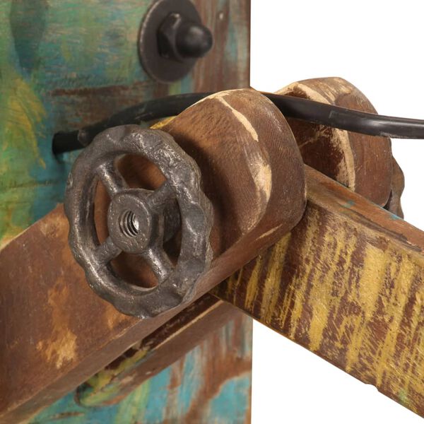 vidaXL Lampa ścienna w industrialnym stylu, kolorowa, okrągła, E27