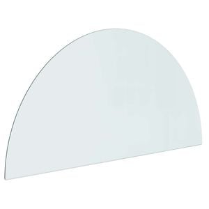 vidaXL Szklana płyta kominkowa przezroczysty 1000 x 500 mm Szkło