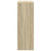 vidaXL Szafka z LED, dąb sonoma, 72x34x100 cm, materiał drewnopochodny