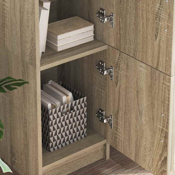 vidaXL Biurko 2 pcs Dąb Sonoma