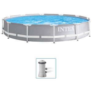 Intex Basen Prism Frame Premium z akcesoriami, 366x76 cm