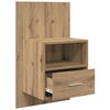 vidaXL Szafka Nocna 2 pcs Dąb rzemieślniczy 50 x 32.5 x 80cm