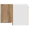 vidaXL Szafka wisząca Dąb rzemieślniczy i biały 57 x 57 x 40 cm