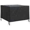 vidaXL Pokrowiec na meble 99 x 99 x 60 cm Tkanina Oxford 210D Czarny