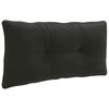 vidaXL Poduszka oparciowa PUTTEN 100% poliester Czarny 70 x 40 x 10 cm