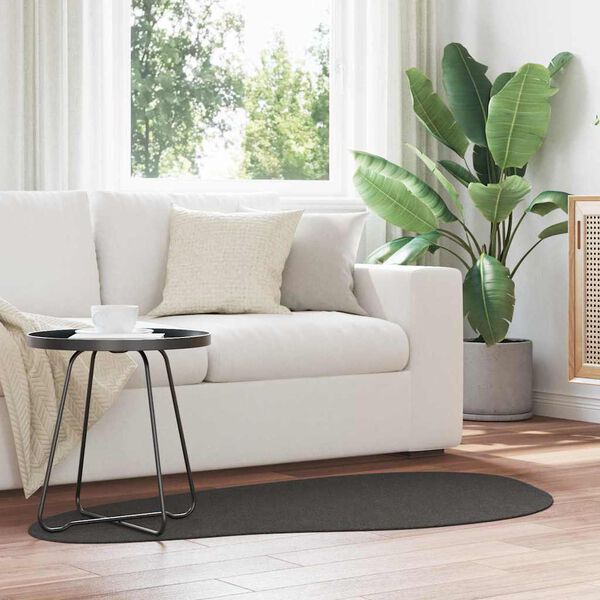 vidaXL Dywany pokojowe HUARTE Antracyt 80 x 150 cm Poliester