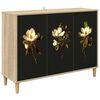 vidaXL Bufet BREMEN Sonoma 102 x 33 x 75 cm Drewno inżynieryjne