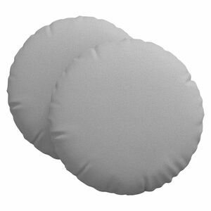 vidaXL Poduszki na siedziska 2 pcs Szary chmur &Oslash;80 x 29 cm tkanina