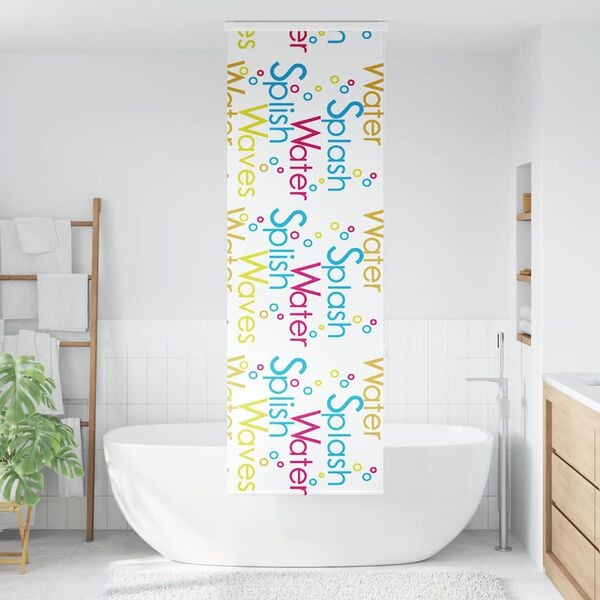 vidaXL Roleta prysznicowa z kasetą 70x240 cm Szerokość tkaniny 66 cm