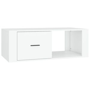 vidaXL Stolik kawowy, biały 100x50,5x35 cm, materiał drewnopochodny