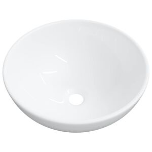 vidaXL Umywalka biała 28x28x10 cm ceramiczna
