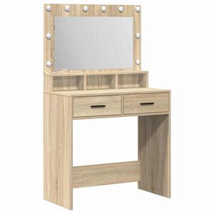 vidaXL Toaletka Dąb Sonoma 79 x 41 x 135 cm Drewno inżynieryjne