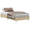 vidaXL Ramka ł&oacute;żka dąb Sonoma 80 x 200 cm Drewno inżynieryjne