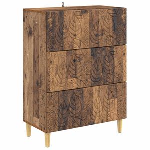 vidaXL Szafka z Szufladami Stare drewno 66 x 34,5 x 90 cm
