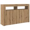 vidaXL Bufet Dąb rzemieślniczy 116 x 30 x 75 cm Drewno inżynieryjne