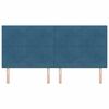 vidaXL Zagł&oacute;wek Ciemnoniebieski 200 cm Aksamit
