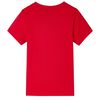Koszulka dziecięca z krótkimi rękawami, czerwona, 92