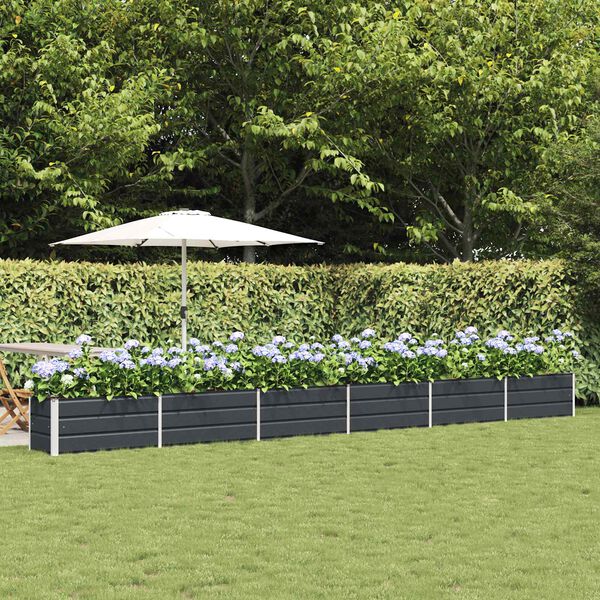 vidaXL Donica Antracyt 480 x 50 x 45 cm Stal Galwanizowana