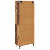 vidaXL Highboard 2 pcs Stare drewno Materiał drewnopochodny