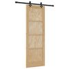 vidaXL Drzwi przesuwne ORKDAL 73,5 x 211 cm Lite drewno sosnowe