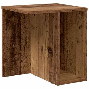 vidaXL Stolik końcowy Stare drewno 37 x 32 x 40 cm Drewno inżynieryjne